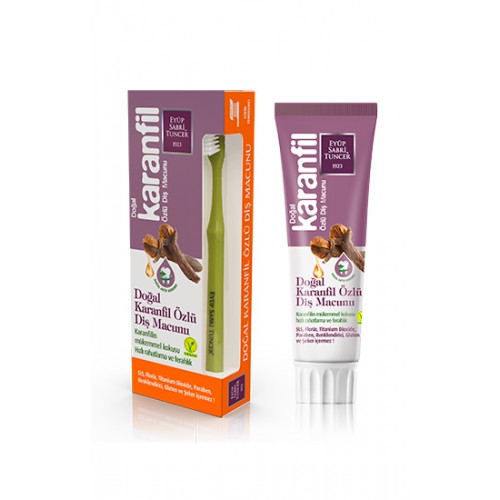 EYUP SABRI TUNCER TOOTHPASTE NATURAL CLOVE OIL TOOTHPASTE 75 ML ...